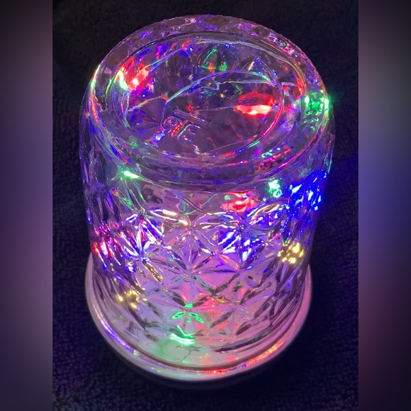 RAINBOW 1/2 PINT MASON JAR w/ LED FAIRY-LIGHTS/HANDMADE/NWT - Picture 3 of 7